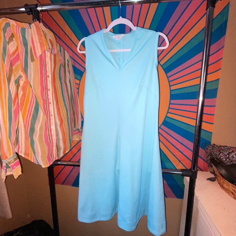 Vintage 1950’s Sears Fashion baby blue dress